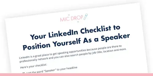 linkedin-checklist-position-yourself-as-a-public-speaker
