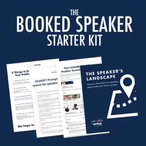 The Booked Speaker Starter Kit Post